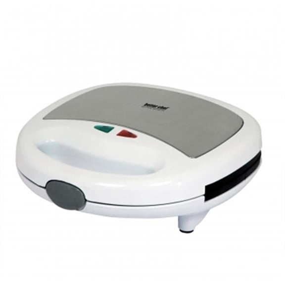 Panini Contact Grill with Stainless Steel, White