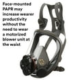 thumbnail image 4 of 3M Powerflow 6800PF Face-Mounted Powered Air Purifying Respirator (PAPR), Full Facepiece, Rechargeable Battery, Medium. Each, 4 of 4