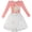 Salmon Pink, variant on Girls Dress Turquoise Long Sleeve Lace 2-in-1 Princess Tutu 5