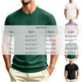 thumbnail image 3 of JTSRKL Mens Ribbed Knit Shirts Crewneck Short Sleeve Breathable Lightweight Tees Textured Summer Casual Daily Comfort Soft Wear Tops, 3 of 8