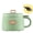 Green, variant on Fast Heating Pots Travel Electric Skillets 1.6L with Easy Nonstick Coating Pots Suitable for Kitchen Cooking