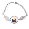 thumbnail image 1 of Emblema nacional en Filipinas, Asia Pulsera pulsera pulsera alas de ángel pulsera, 1 of 3