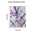 thumbnail image 2 of Shiartex  Lavender Flower Wall Art Purple Butterfly with Floral Canvas Wall Art for Bedroom Rustic Grey Plank Painting Wood Framed Prints Wall Decor for Living Room Bathroom,16x20 in/12x16 in, 2 of 5