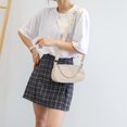 thumbnail image 1 of Bolso bandolera con cadena para mujer, de pana para mujer, elegante de hombro con cremallera, 1 of 6