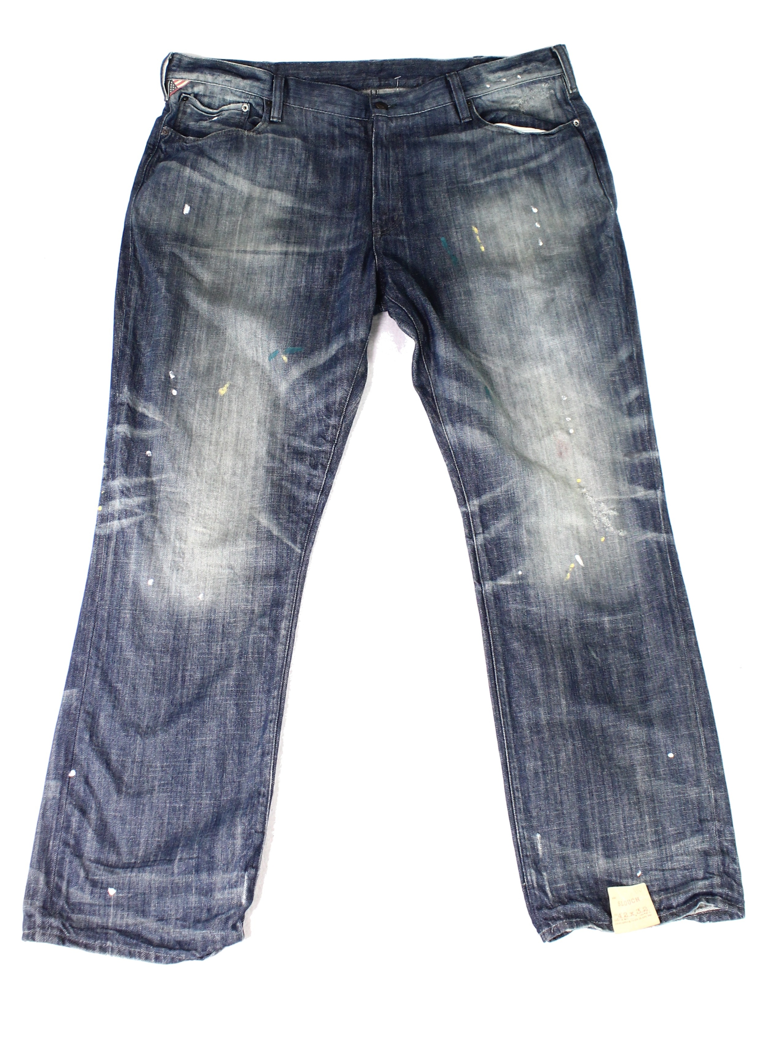 NEW Blue Mens Size 42x32 Straight Leg 
