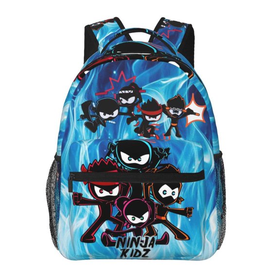 Ninja Kidz Backpack Lightweight Bookbag Casual Daypack For Women Men Travel Laptop Bag Multifunctional Bag