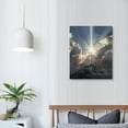thumbnail image 4 of Nawypu  Christian Jesus Canvas Wall Art - Jesus Cross Wall Decor - Panoramic Artwork- Jesus Artwork Christian Wall Art Picture of God Posters For Room Churches, 4 of 5