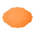 thumbnail image 4 of Mantel individual de mesa antideslizante, portátil, resistente al aceite, resistente al calor Naranja, 4 of 9