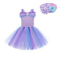 thumbnail image 2 of Fozruso Girls Basic Dresses Sparkly Tutu Dress For Girls Party Gown Fairy Sea Themed Ballet Recital Outfit With Sequin Appliques For Pageants Festive Events And Stage Performances Sizes 4-5 Years, 2 of 6
