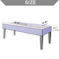 thumbnail image 2 of Stretch Jacquard Dining Bench Cover - Anti-Dust Removable Bench Slipcover - Style 1, 2 of 7