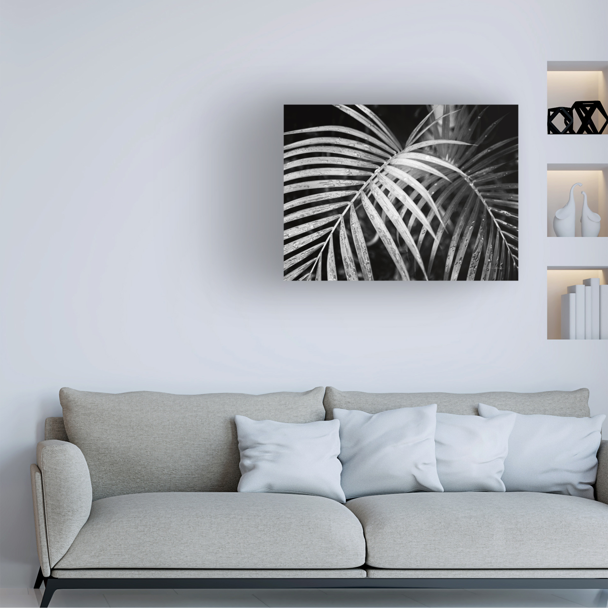 Trademark Fine Art 'Palm Fronds' Canvas Art by Debra Van Swearingen
