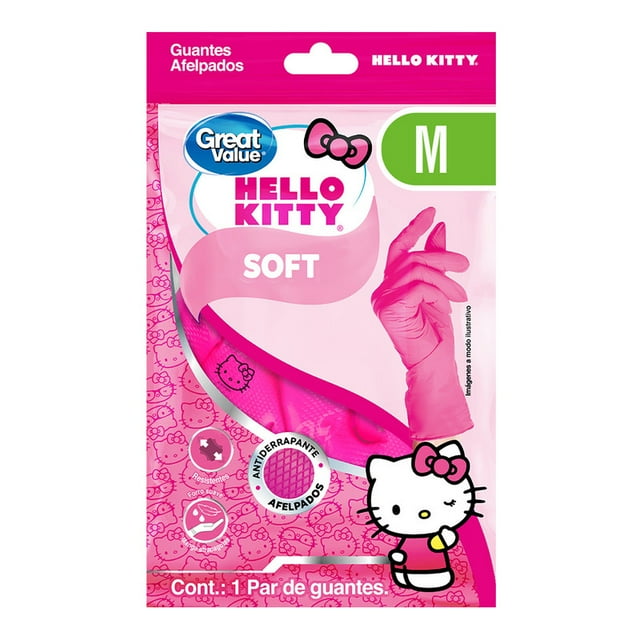 GV Guantes afelpados Hello Kitty medianos 1 par