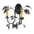 thumbnail image 2 of Meyda 144379 18 in. Oak Leaf & Acorn 2 Light Wall Sconce, Ruby & Sunflower, 2 of 4