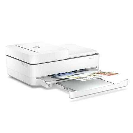 HP - ENVY 6455e Wireless All-In-One Inkjet Printer with 3 months of Instant Ink Included with HP+ - White