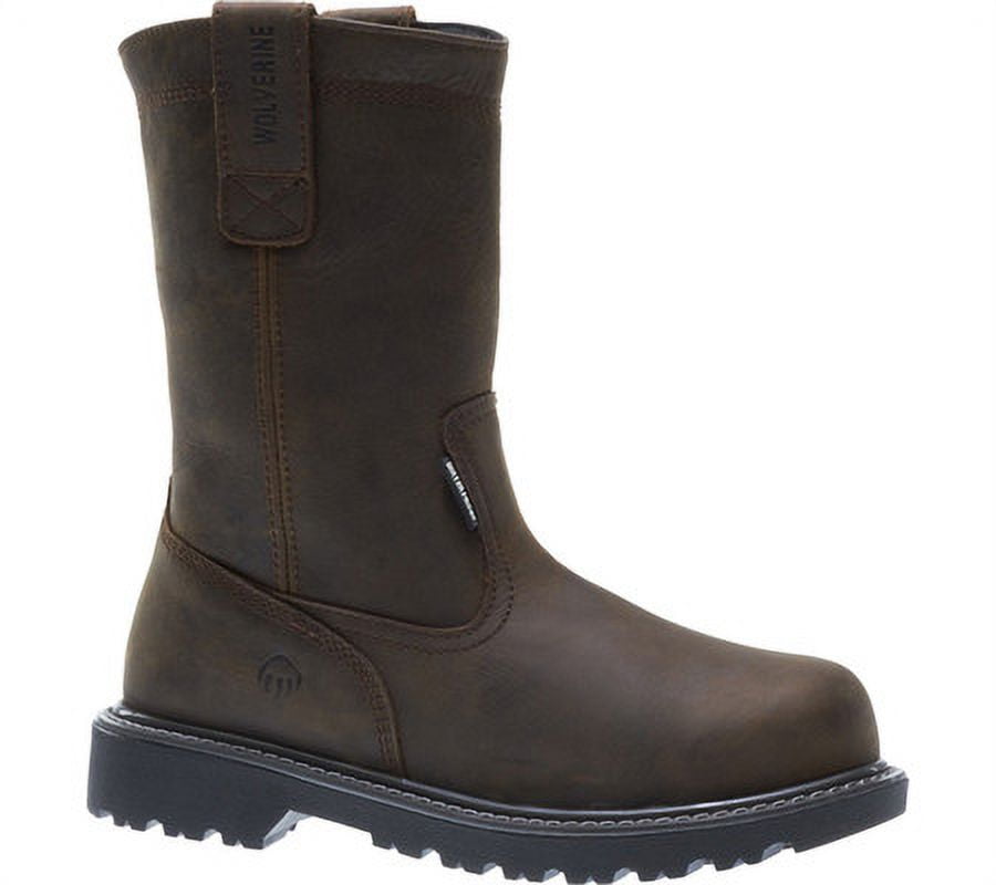 Wolverine Men's Floorhand 10" Pull On Waterproof Steel Toe Wellington Work Boots
