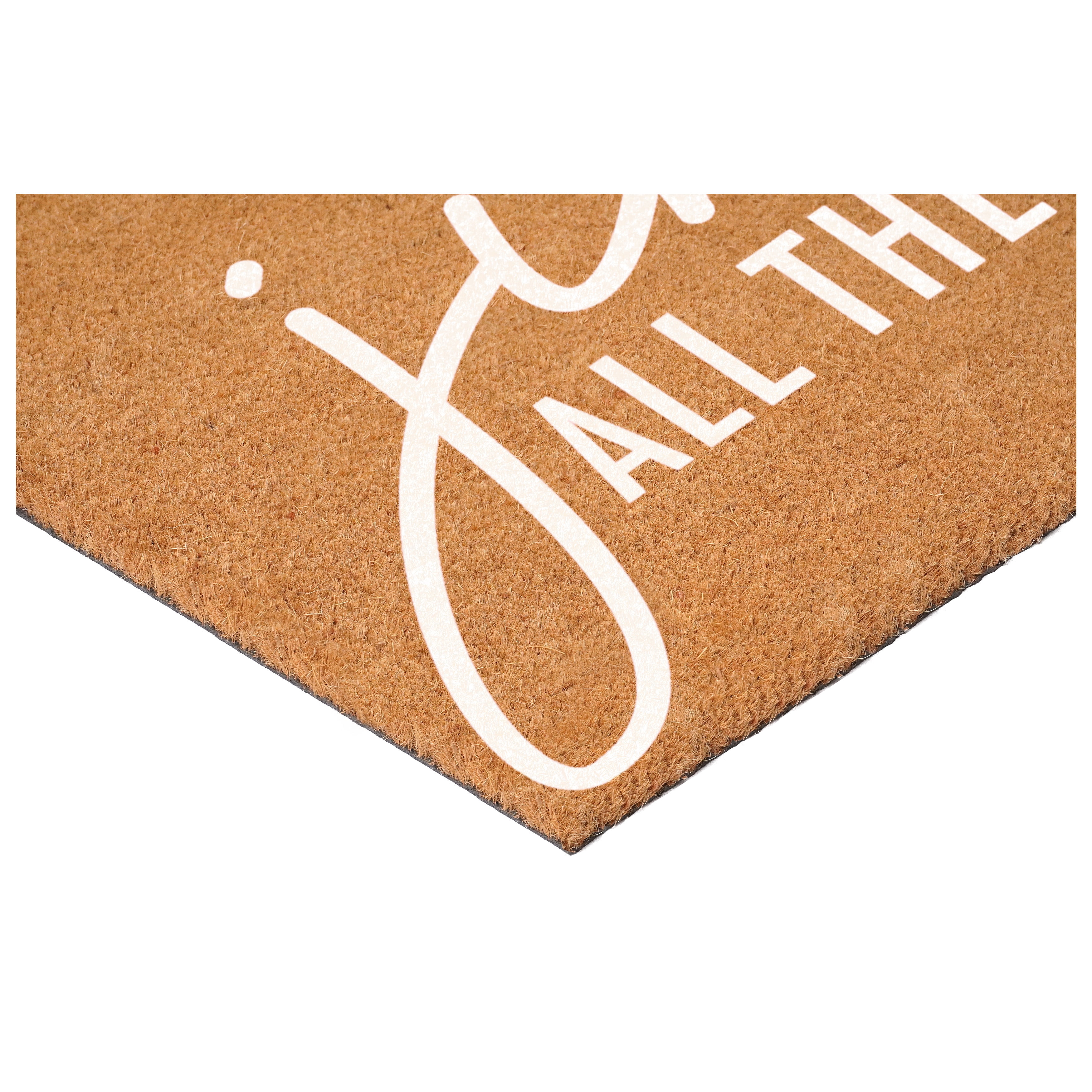 White Jingle All the Way Doormat 24" x 36"