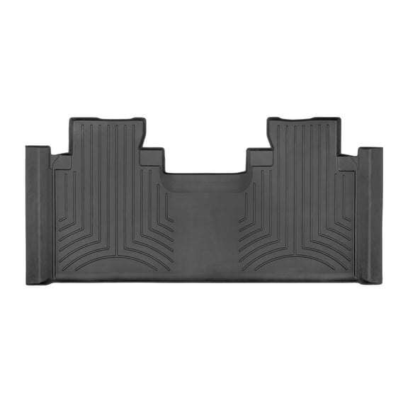 WeatherTech FloorLiner HP Custom Fit Floor Mats compatible with Ford F-150, Super Duty - 2nd Row, Black