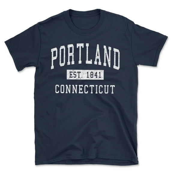 Portland Connecticut Classic Established Men's Cotton T-Shirt