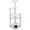 Cream, variant on TRIXIE Seli Plush 4-Level 59" Cat Tree with Sisal Scratching Posts, Condo & Cat Toy, Gray