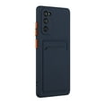 thumbnail image 3 of Galaxy S20 FE Case, Slim Soft Fit Shockproof Protection Case Dropproof Non-Slip Silicone Case with Card Slots Soft TPU Bumper Phone Wallet Case for Samsung Galaxy S20 FE, Darkblue, 3 of 7