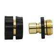 thumbnail image 4 of 3/4 Inch Garden Hose Fitting Quick Connector Male and Female Set,4 Set,Garden Hose Adapter,Quick Connect Hose Fittings,Garden Hose Connector,Hose Attachment, 4 of 8
