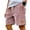 BC29-Pink, variant on ADSSDQ Mens Shorts, Men's Corduroy Shorts-Elastic Drawstring Waist Summer Beach Loose Fit Short with Pockets Dark Green XL