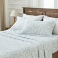 thumbnail image 2 of Kingrest 4PC Luxury Deep Pocket Queen Sheet Set Fit 16", 100% Organic Cotton Breathable Super Soft Queen Size Sheet Set, Luxury Hotel Style Home Decor Queen Bed Sheet Set, Gift for Women, Men, 2 of 10