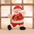 thumbnail image 1 of Adornos navideños para decoración del hogar, muñeco de nieve, Papá Noel, árbol de peluche, colgante de muñeca, regalo artesanal, Navidad, Año Nuevo, 1 of 4