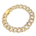 thumbnail image 1 of Tobillera con diamantes de imitación pulsera cubana joyería boutique cubana cadera ANGGREK  Otros, 1 of 8