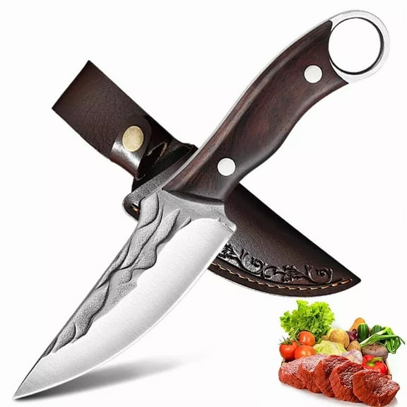 Viking Knife Chef Hunting Knife Japan Kitchen Meat Cleaver Butcher Boning Knife