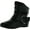 Black Pu, variant on Women's Top Moda Pad-52 Ankle Booties