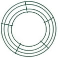 thumbnail image 2 of Wire Wreath Frame, Heavy Duty Round Metal Wreath Form with Ring Design for DIY Crafts, Floral Projects, and Home Decor, Dark Green Wire Frame for Christmas Holiday & Weddings, 1 Pcs, 12 Inches, 2 of 6