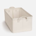 thumbnail image 4 of Pnellth Storage Box Foldable Bamboo Cotton Storage Box with Reinforced Handles Moisture-proof Clothing Basket Closet Organization, 4 of 8