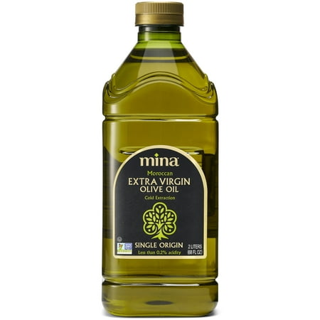 Mina Moroccan Olive Oil Extra Virgin  68 fl oz  High Polyphenol Olive Oil  Single Origin Olive Oil
