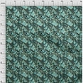 thumbnail image 3 of oneOone Polyester Lycra Fabric Leaves & Floral Artistic Print Fabric By Yard 56 Inch Wide, 3 of 4