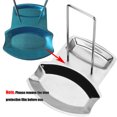 thumbnail image 2 of iPstyle Pan Lid Holder Soup Spoon Rest for Pots Pans Shelf Organizer High Quality Stainless Steel, 2 of 8