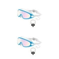 thumbnail image 2 of Eigraketly Niños Gafas de natación Niños Niñas Piscina A prueba de niebla Gafas impermeables a prueba de fugas Gafas Gafas Equipo deportivo Tipo 1 Azul 2piezas, 2 of 6