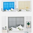 thumbnail image 4 of No Drill Window Blinds, Window Shades for Home, Pleated Window Shades, Temporary Window Coverings, Blue Fabric, Window Privacy, 35X59 In, 1 Pc, 4 of 7