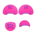 thumbnail image 3 of Unique Bargains 1 Paire de Palmes à Main Durables Unisexes pour Adultes pour la Natation Rouge Rose, 3 of 6