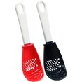 thumbnail image 1 of Cuillère de Cuisson Multifonctionnelle Écumoire Filtre de Cuisson Noir Rouge 2 Pcs, 1 of 5