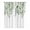 Sage Green White, variant on Eucalyptus Leaves Kitchen Curtains Small Short 39 Inch Length, Sage Green Spring Botanical Rustic Grommet Top Bedroom Living Room Curtains, Light Filtering Cafe Curtain Drapes 2 Panels Set 55''x39''