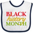 thumbnail image 3 of Inktastic Black History Month- Red, Green, Yellow Boys or Girls Baby Bib, 3 of 4