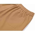thumbnail image 6 of COOFANDY Men's Casual Linen Cotton Pants Elastic Waist Summer Beach Trousers Lightweight Yoga Vacation Pants, 6 of 7