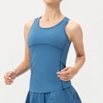 thumbnail image 2 of Women's Solid Color Yoga Vest Sports Quick Drying Vest, 2 of 4