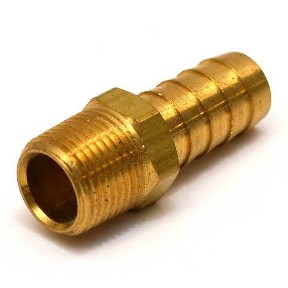 Boat Hose Adapter Fitting 7417002 | Brass 1/2 Inch Barbed