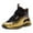 Gold, variant on newwalpole Kids Sneakers for Boys Girls Running Tennis Shoes Lightweight Breathable Sport Athletic Gold for Size 3