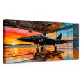 thumbnail image 1 of Cuadro Decorativo Canvas Revolution Base Aérea Ocaso 140x70, 1 of 4