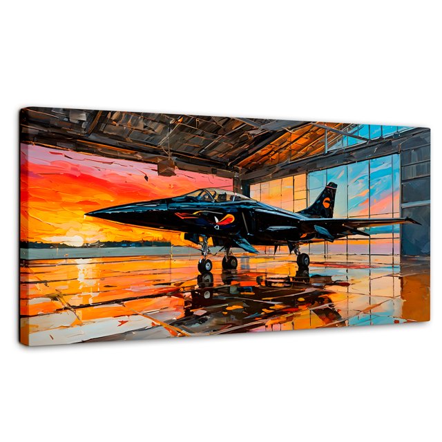 Cuadro Decorativo Canvas Revolution Base Aérea Ocaso 140x70