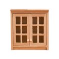 thumbnail image 1 of Miangastore 1Pc Mini Wall Cabinet Model Wooden Furniture Adornment Hand-made Cabinet Model, 1 of 7