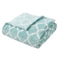 thumbnail image 4 of Home Essence Ogee Oversized Super Soft Microlight Throw, , 60x70", Aqua, 4 of 5
